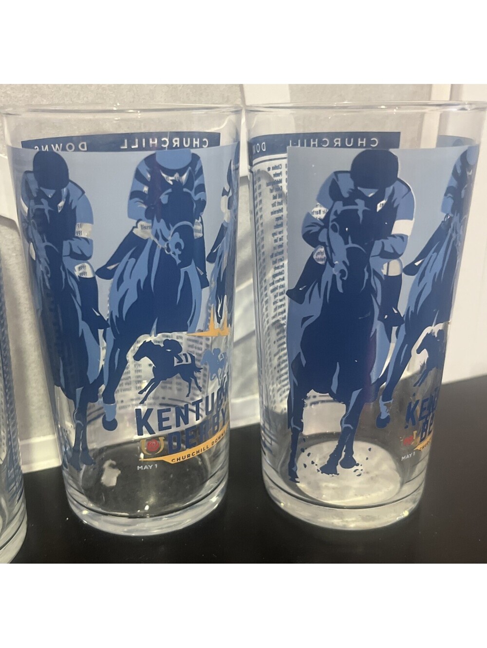 Set of 4 NEW! Official 2021 Kentucky Derby 147 12oz Julep Glasses